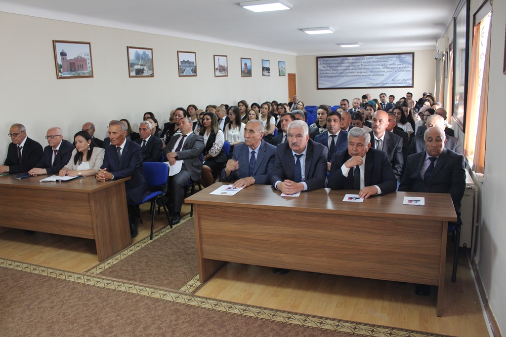 В Нахчыванском отделении состоялась научная конференция «Политика государственности Гейдара Алиева и современность»