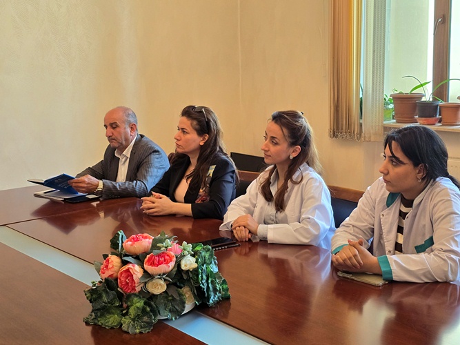 Kimya İnstitutunda Ümumdünya Əməyin Mühafizəsi Günü qeyd olunub