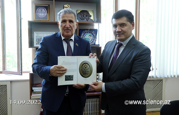 Директор Центра научно-технической информации Министерства инновационного развития Республики Узбекистан побывал в Президиуме НАНА