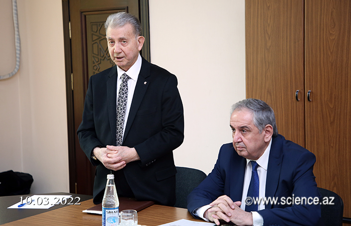 Academician Arif Hashimov: “Research of scientists of the Division of Earth Sciences plays an important role in the development of the Republic”