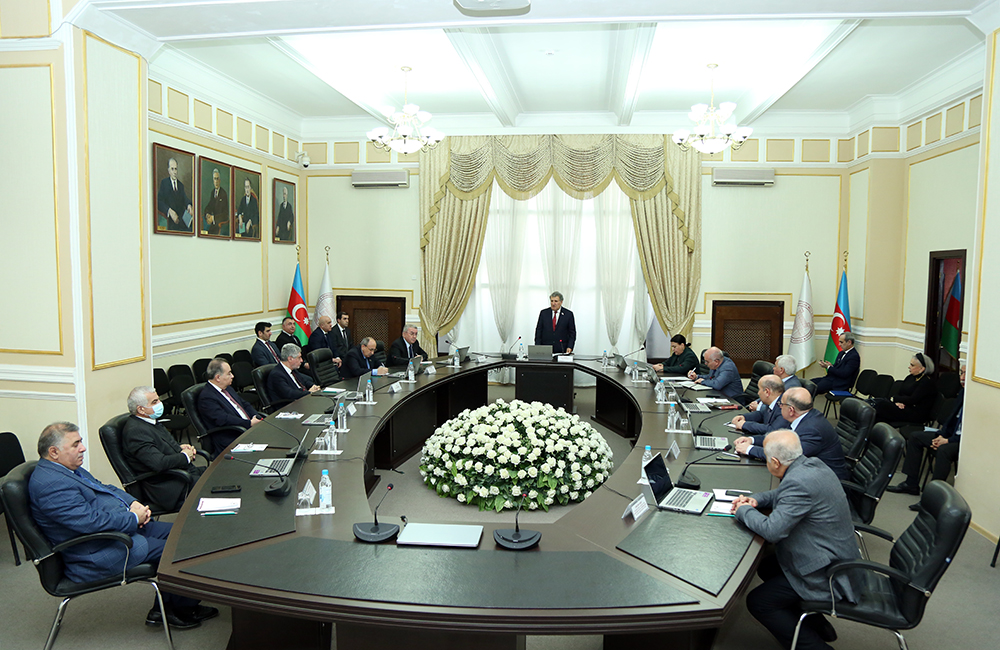 Состоялось заседание Координационного совета по исследованиям НАНА, связанным с Западным Азербайджаном