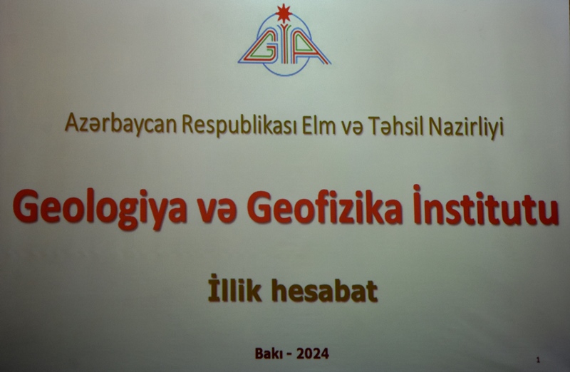 Geologiya və Geofizika İnstitutunda Elmi şuraların birgə iclası keçirilib