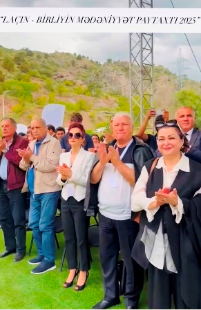Professor Roida Rzayeva Laçında dəyirmi masada çıxış edib
