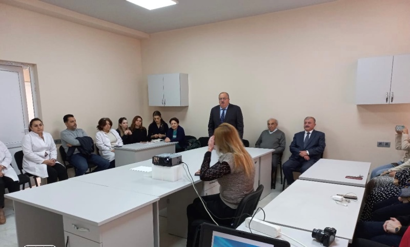 Biofizika İnstitutunda Zəfər Günü qeyd olunub