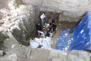 Azərbaycan-Yaponiya beynəlxalq arxeoloji ekspedisiyası Damcılı mağarasında tədqiqatları davam etdirir