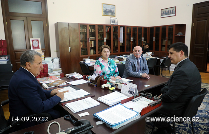 Директор Центра научно-технической информации Министерства инновационного развития Республики Узбекистан побывал в Президиуме НАНА
