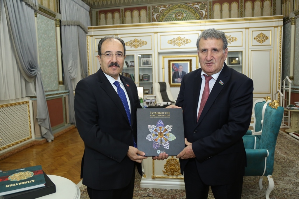 Академик Иса Габиббейли встретился с послом Турции в Азербайджане Джахидом Багчи