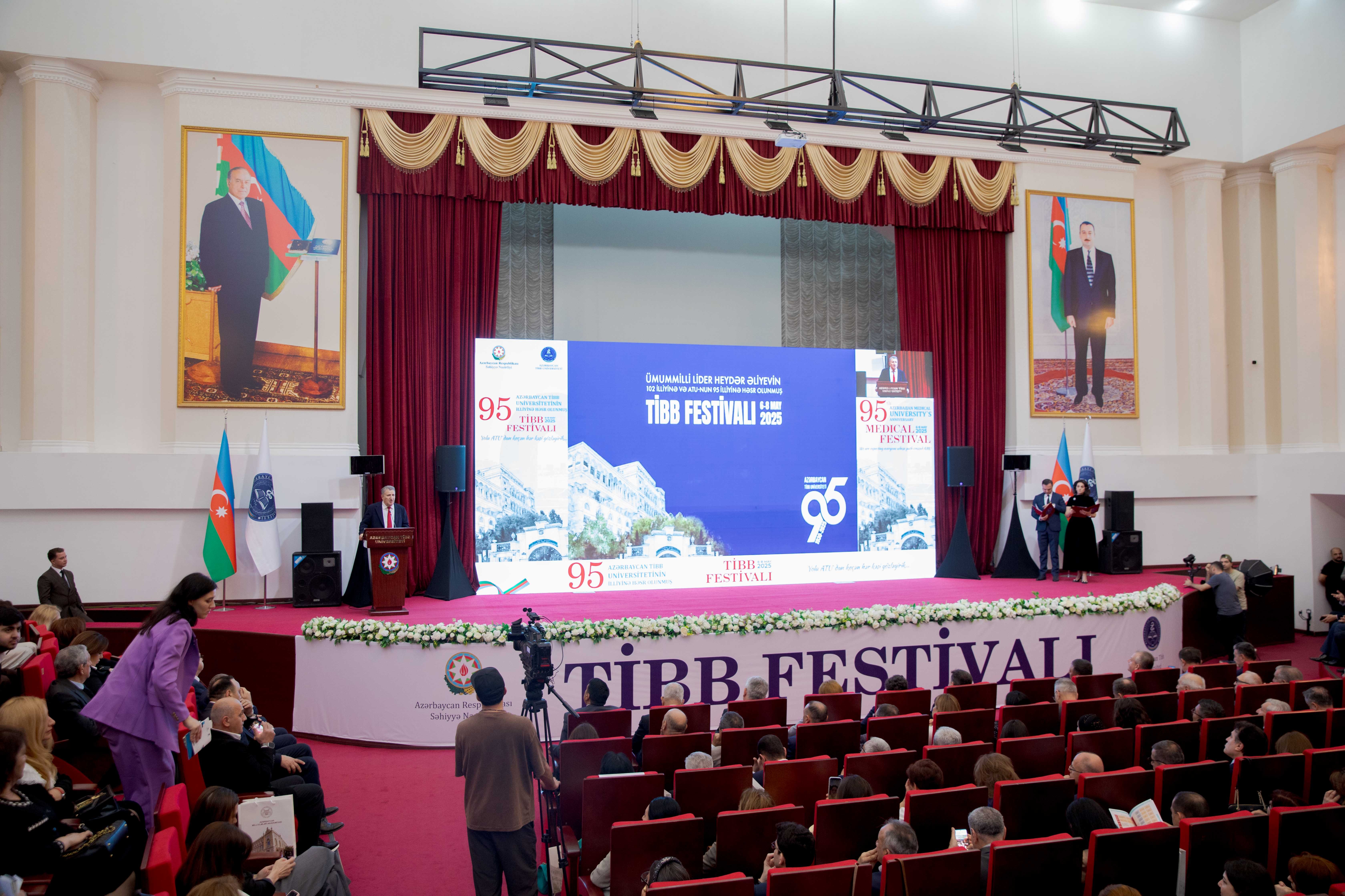 Azərbaycan Tibb Universitetində Tibb Festivalının təntənəli açılış mərasimi keçirilib