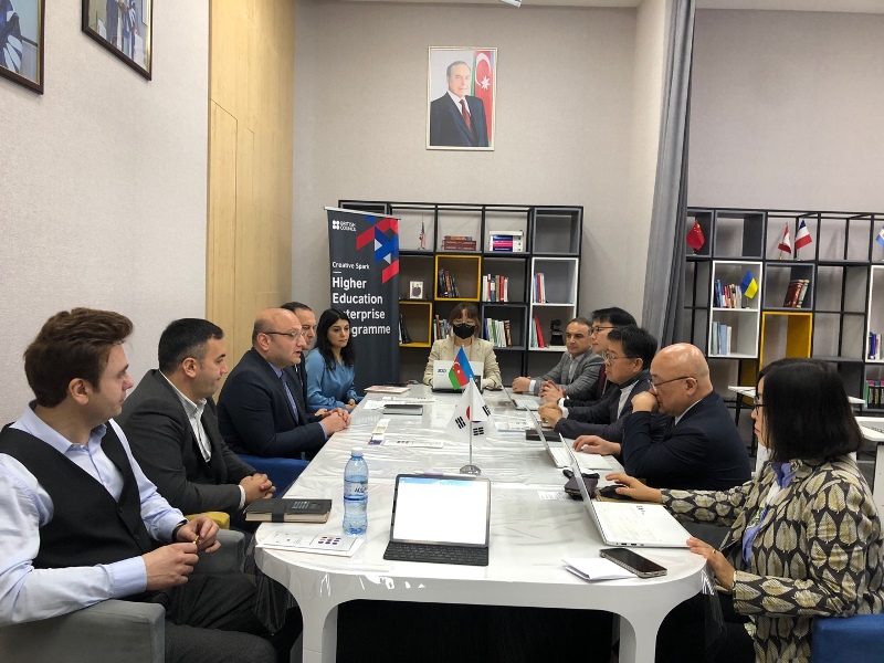 Azərbaycanda səfərdə olan Koreya nümayəndə heyəti bir sıra ali təhsil müəssisələri və innovasiya mərkəzlərində görüşlər keçirib