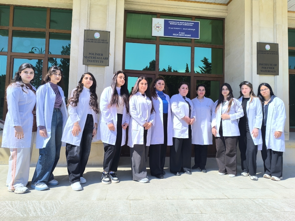 Polimer Materialları İnstitutunda Sumqayıt Dövlət Texniki Kollecinin tələbələrinin tədris təcrübəsi davam edir