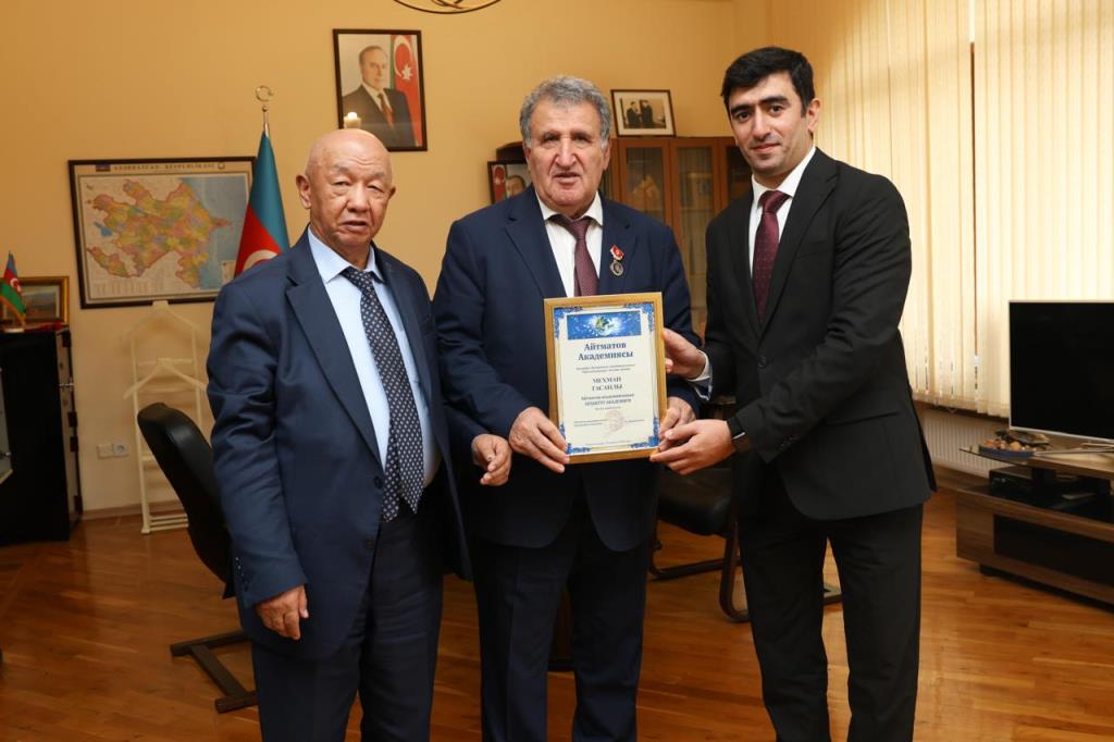 Mehman Hasanli has been elected an honorary member of the International Aitmatov Academy