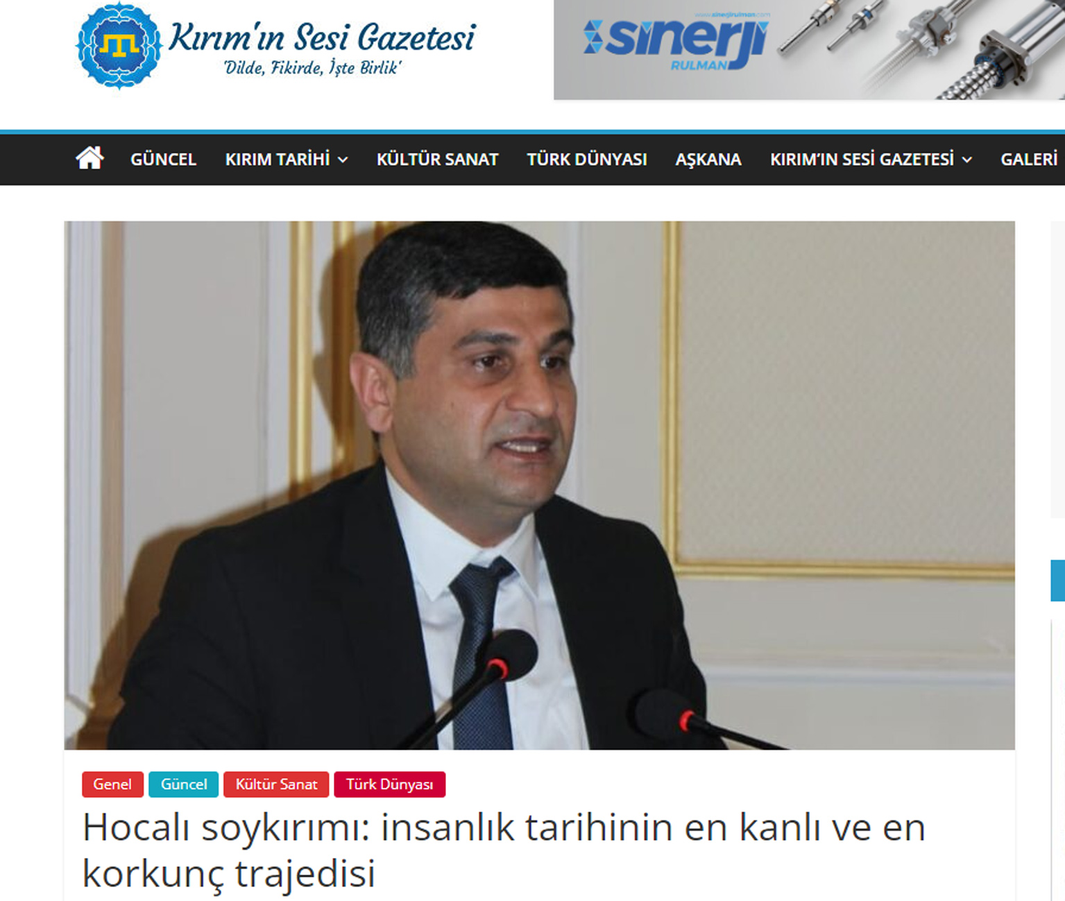 Şərqşünas alimin Xocalı soyqırımı haqqında məqaləsi dünya ölkələrində 5 dildə dərc olunub
