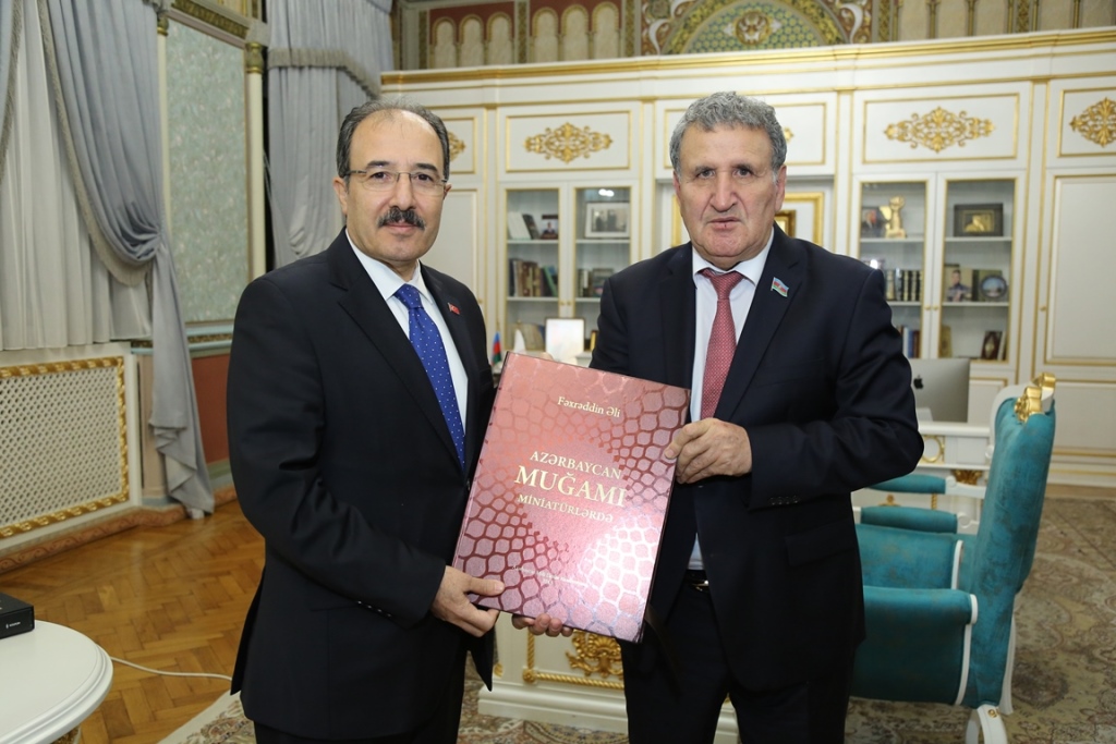 Академик Иса Габиббейли встретился с послом Турции в Азербайджане Джахидом Багчи