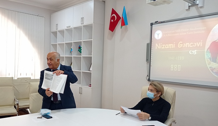 “Nizami Gəncəvi dövrü Azərbaycan tarixi” mövzusunda konfrans keçirilib