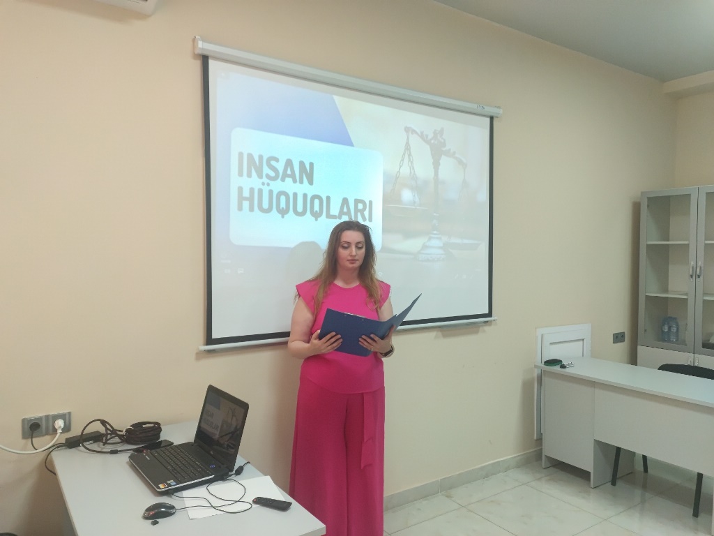 Biofizika İnstitutunda İnsan Hüquqları Aylığına həsr olunmuş maarifləndirici seminar keçirilib