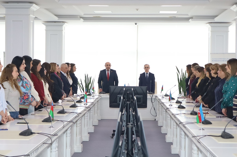 Mərkəzi Elmi Kitabxanada Elm Gününə həsr olunmuş lektoriya keçirilib