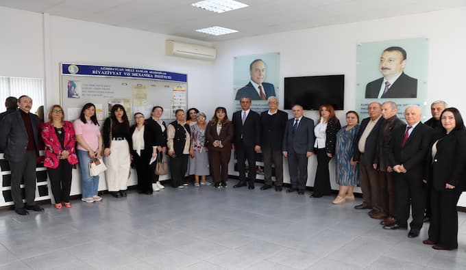 Riyaziyyat İnstitutunda “Ulu Öndər Heydər Əliyev və Azərbaycanın memarlıq inkişaf strategiyası” mövzusunda tədbir keçirilib