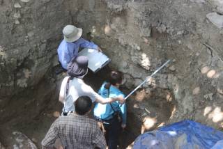 Azərbaycan-Yaponiya beynəlxalq arxeoloji ekspedisiyası Damcılı mağarasında tədqiqatları davam etdirir