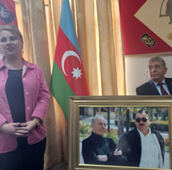 Dilçi alim Ulu Öndərin anadan olmasının 102-ci ildönümünə həsr olunmuş tədbirdə çıxış edib