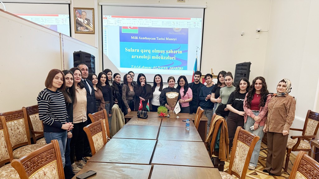 Tarix Muzeyində “Arxeo Klub”un növbəti elmi-maarifləndirici məşğələsi keçirilib