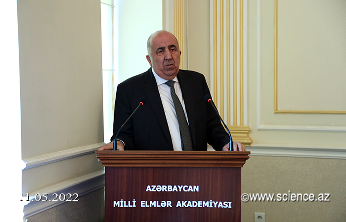 Academician Arif Hashimov met with full and corresponding members of the Departments of Earth and Chemical Sciences of ANAS