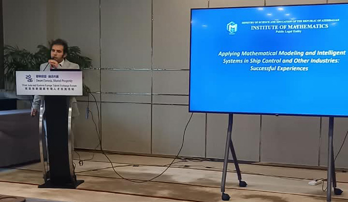 Riyaziyyat İnstitutunun əməkdaşları Çində keçirilən beynəlxalq forumda iştirak ediblər