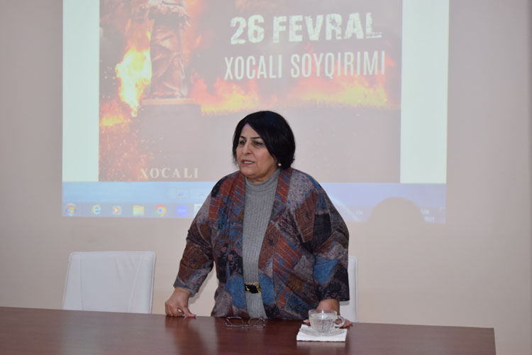 Botanika İnstitutunda Xocalı faciəsi qurbanlarının xatirəsi anılıb