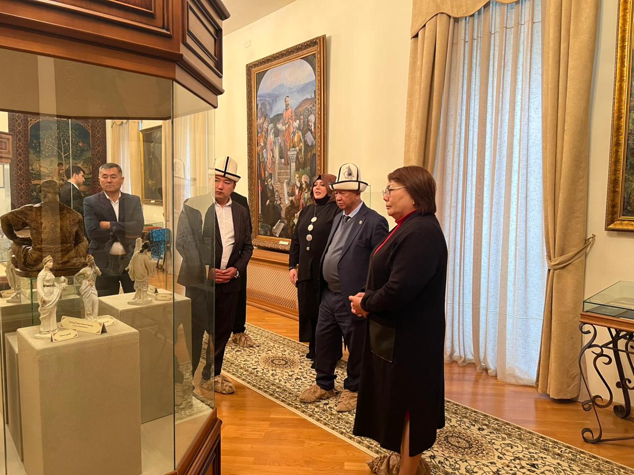 The staff of the Institute of Language and Literature of the National Academy of Sciences of Kyrgyzstan visited the Nizami Museum