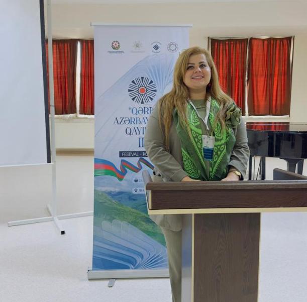 Rəyasət Heyəti aparatının əməkdaşı “Qərbi Azərbaycanda elmin inkişafı perspektivləri” mövzusunda çıxış edib