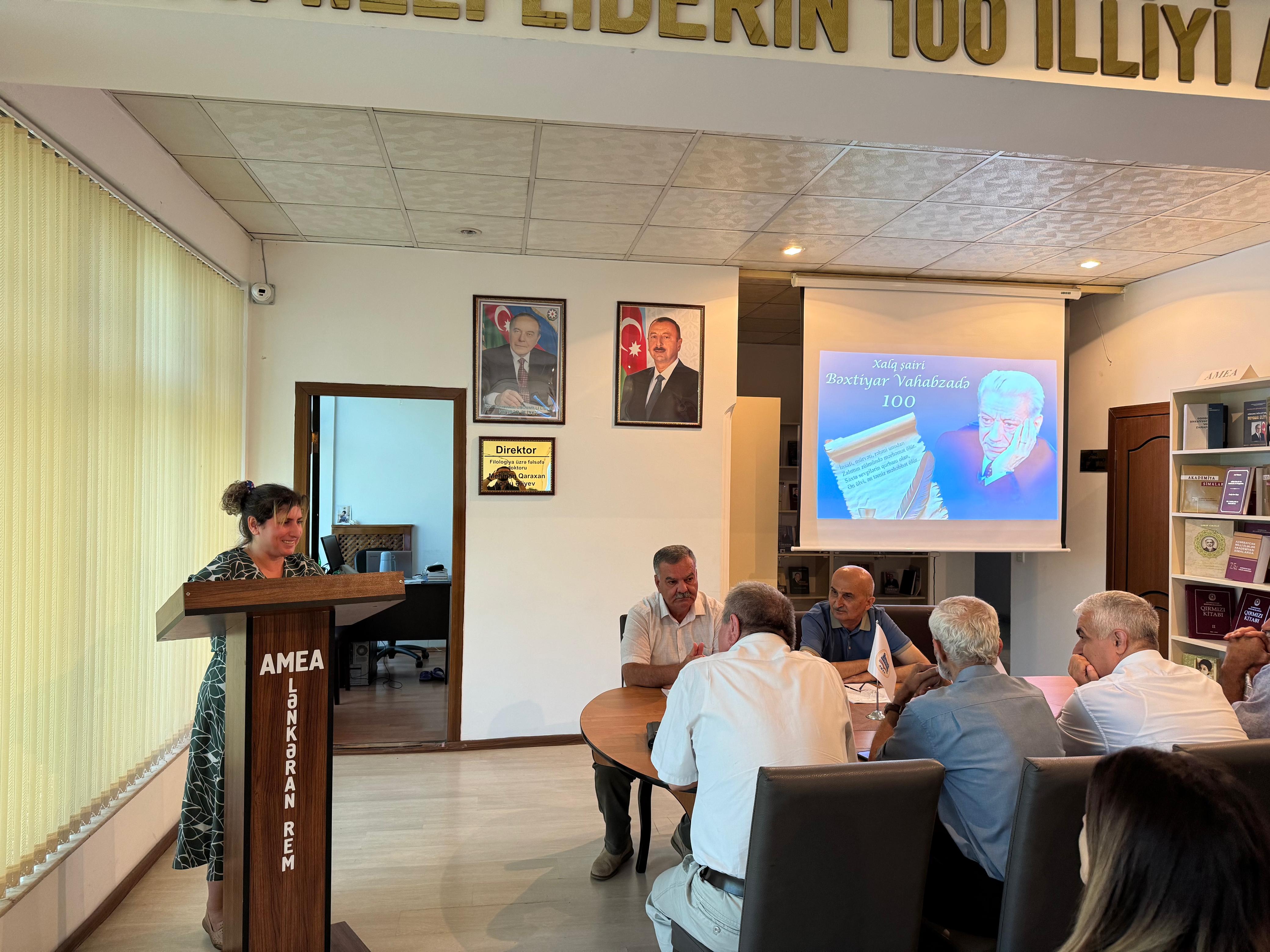 Lənkəran Regional Elmi Mərkəzində elmi seminar keçirilib