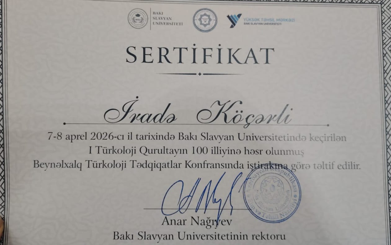 Professor İradə Köçərli Slavyan Universitetində keçirilən Beynəlxalq Türkoloji Tədqiqatlar konfransında çıxış edib