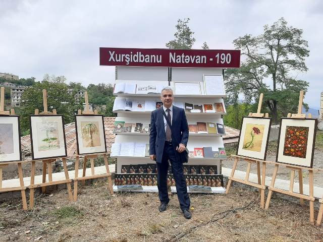 Сотрудники НАНА приняли участие в 190-летнем юбилее Хуршидбану Натаван в Шуше