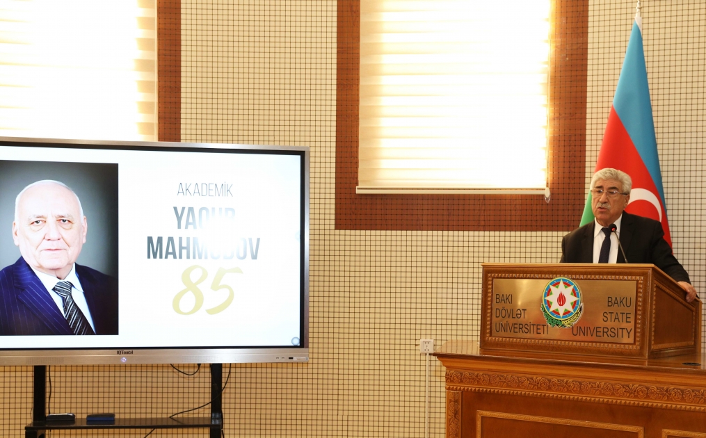 BDU-da akademik Yaqub Mahmudovun 85 illik yubileyinə həsr olunmuş konfrans keçirilib