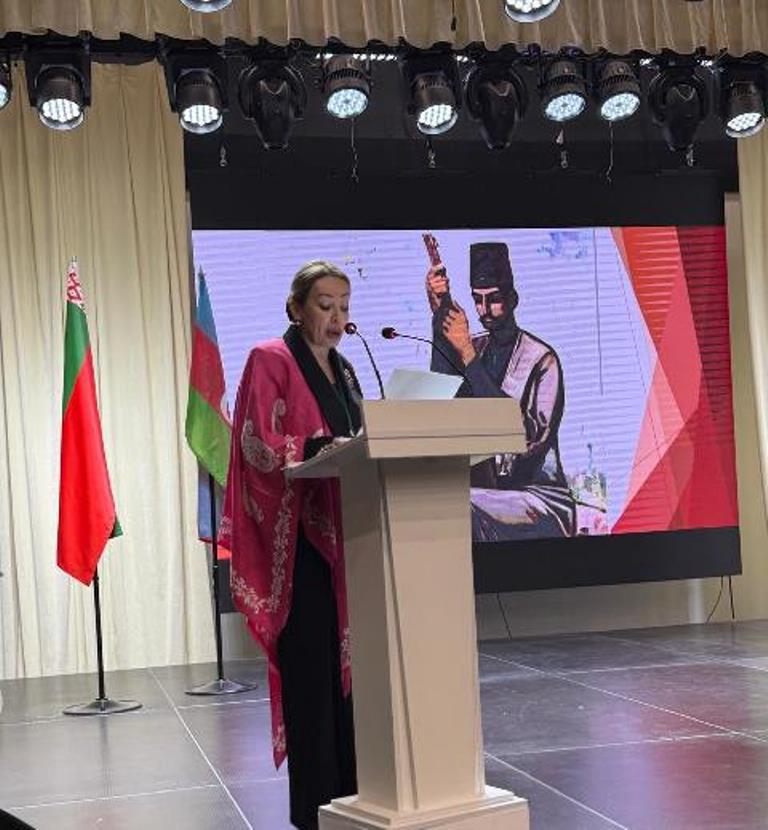 Memarlıq və İncəsənət İnstitutunun əməkdaşları Belarusda keçirilən tədbirdə çıxış ediblər