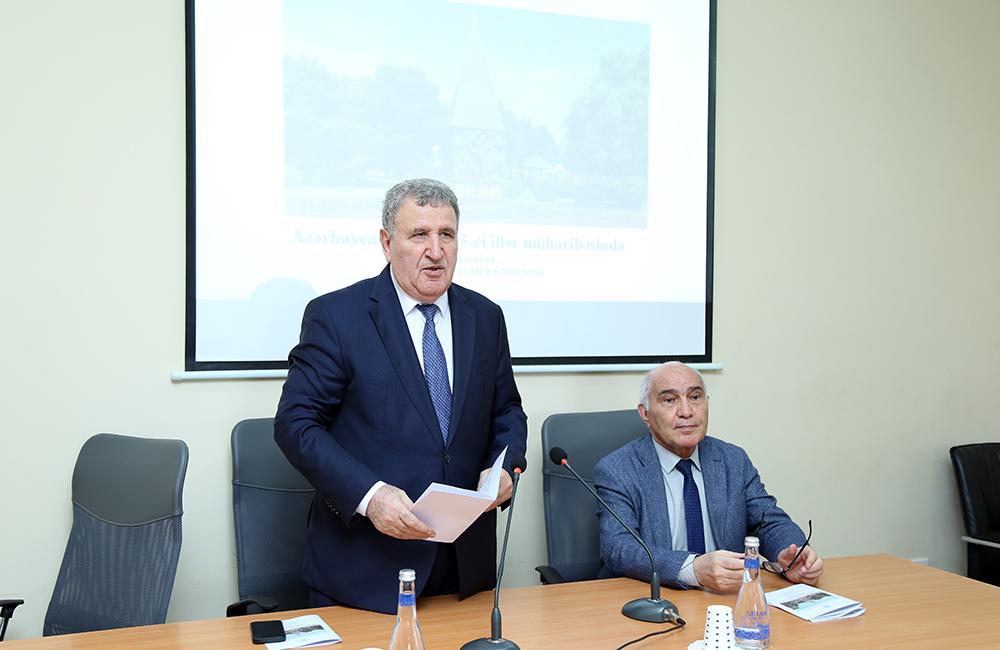 AMEA-da “Azərbaycan 1941-1945-ci illər müharibəsində” mövzusunda respublika elmi konfransı keçirilib