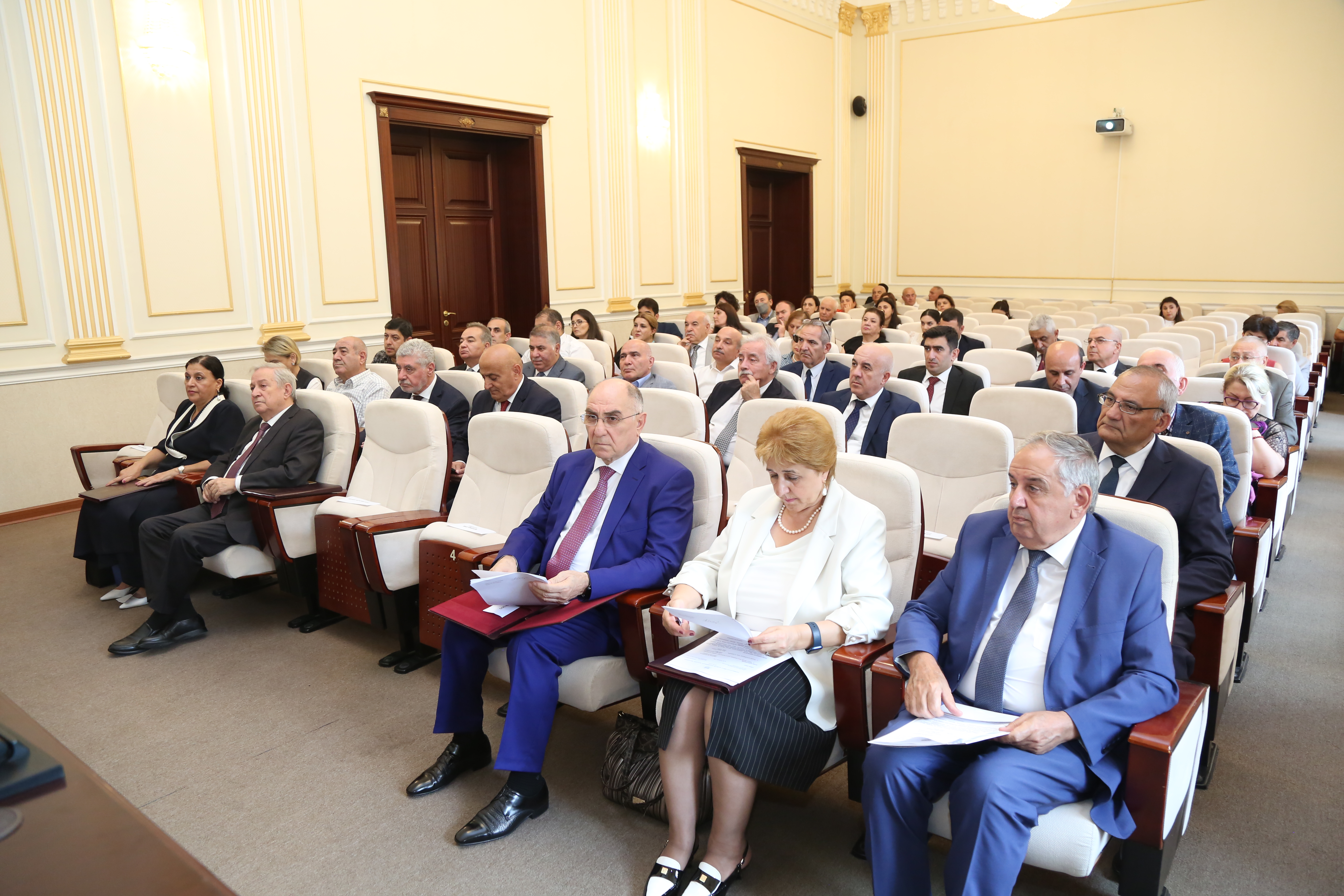 Based on President Ilham Aliyev’s speech, reports on the current ecological situation of the Caspian Sea were discussed