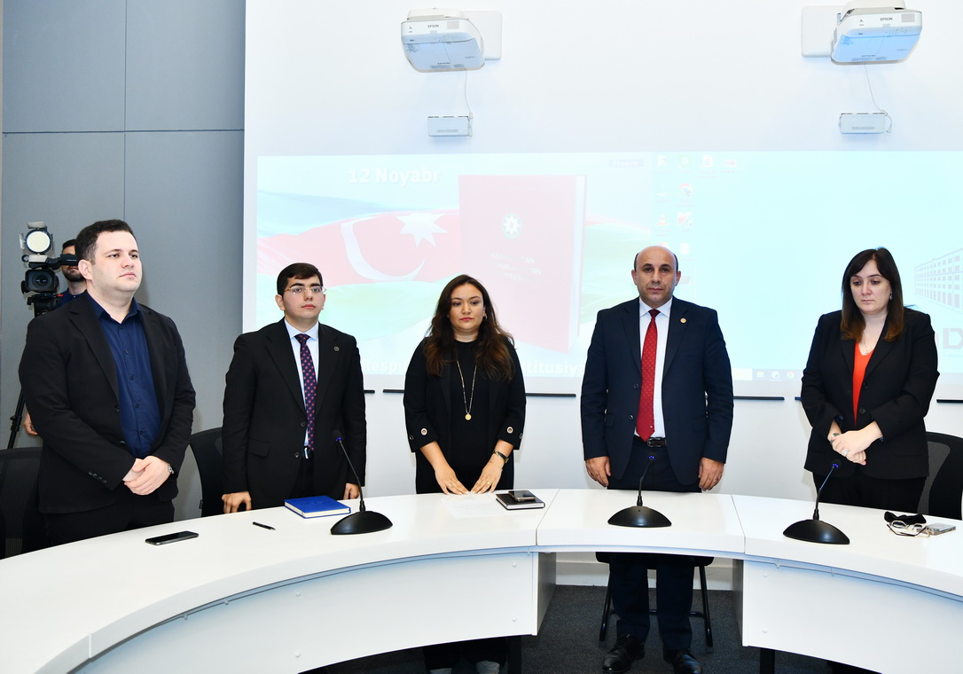ADNSU-da Konstitusiya Gününə həsr olunmuş dəyirmi masa keçirilib
