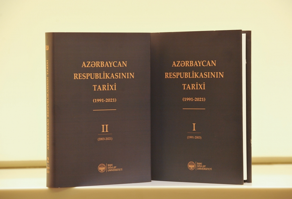 “Azərbaycan Respublikasının tarixi (1991-2021)” kitabının təqdimatı keçirilib