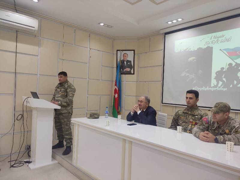 Torpaqşünaslıq və Aqrokimya İnstitutunda 8 Noyabr - Zəfər Günü ilə əlaqədar tədbir keçirilib