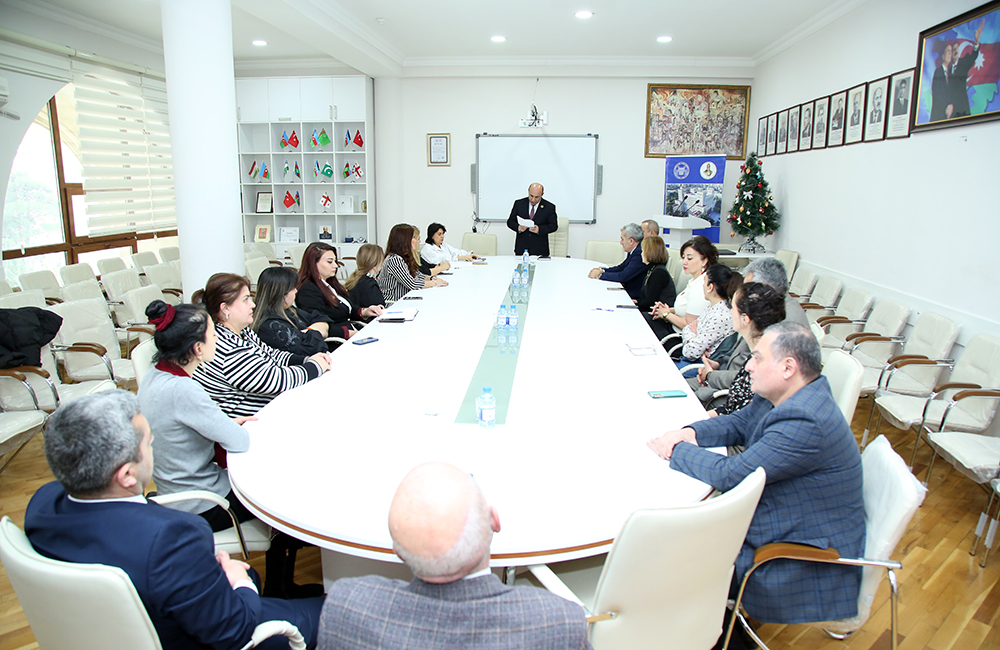 AMEA Azad Həmkarlar İttifaqının ilin yekunlarına həsr olunmuş hesabat toplantısı keçirilib