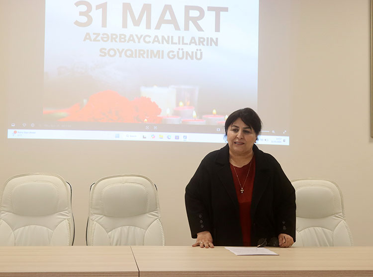 Botanika İnstitutunda 31 Mart - Azərbaycanlıların Soyqırımı Günü qeyd edilib