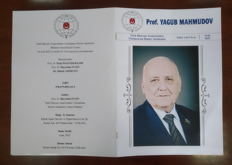 International Academy publishes book on Yagub Mahmudov