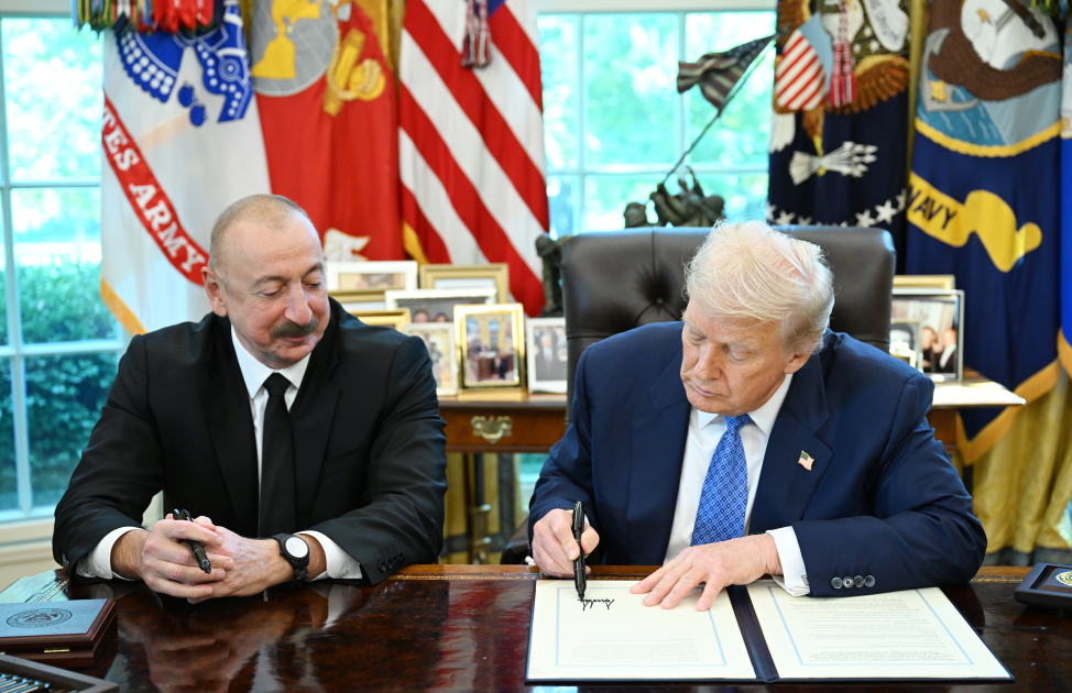 Vaşinqtonda Azərbaycan Respublikası Hökuməti ilə Amerika Birləşmiş Ştatları Hökuməti arasında Anlaşma Memorandumu imzalanıb