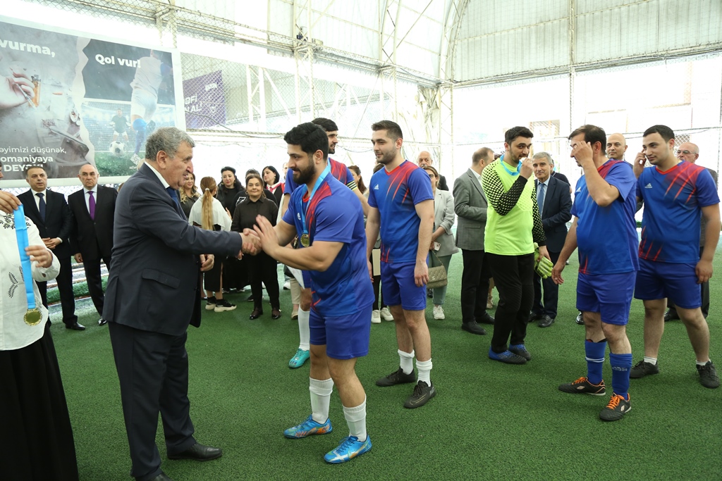 Ulu Öndərin anadan olmasının 102-ci ildönümü və AMEA-nın 80 illiyinə həsr edilmiş futbol turniri başa çatıb