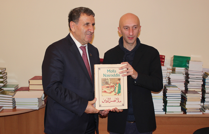 Между Институтом литературы НАНА и грузинским Институтом литературы подписано соглашение о сотрудничестве