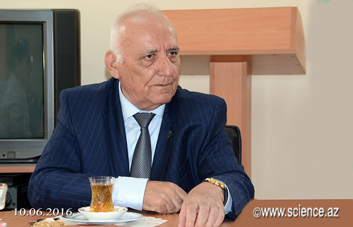 AMEA-nın Tarix İnstitutunda Avropa Azərbaycanlıları Konqresinin prezidenti ilə görüş keçirildi